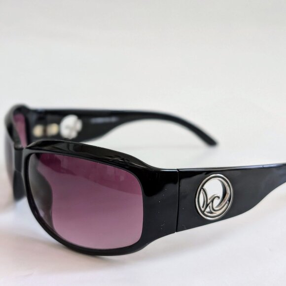 NWT True Vintage 90's Lady Fashion Designer Sunglasses (S. Black) - Picture 3 of 5